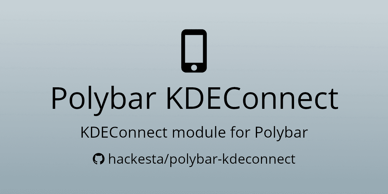 polybar-kdeconnect